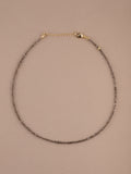 Black Herkimer Diamond Micro Choker