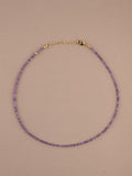 Amethyst Birthstone Microchoker – Aquarius