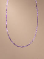 Amethyst Birthstone Microchoker – Aquarius