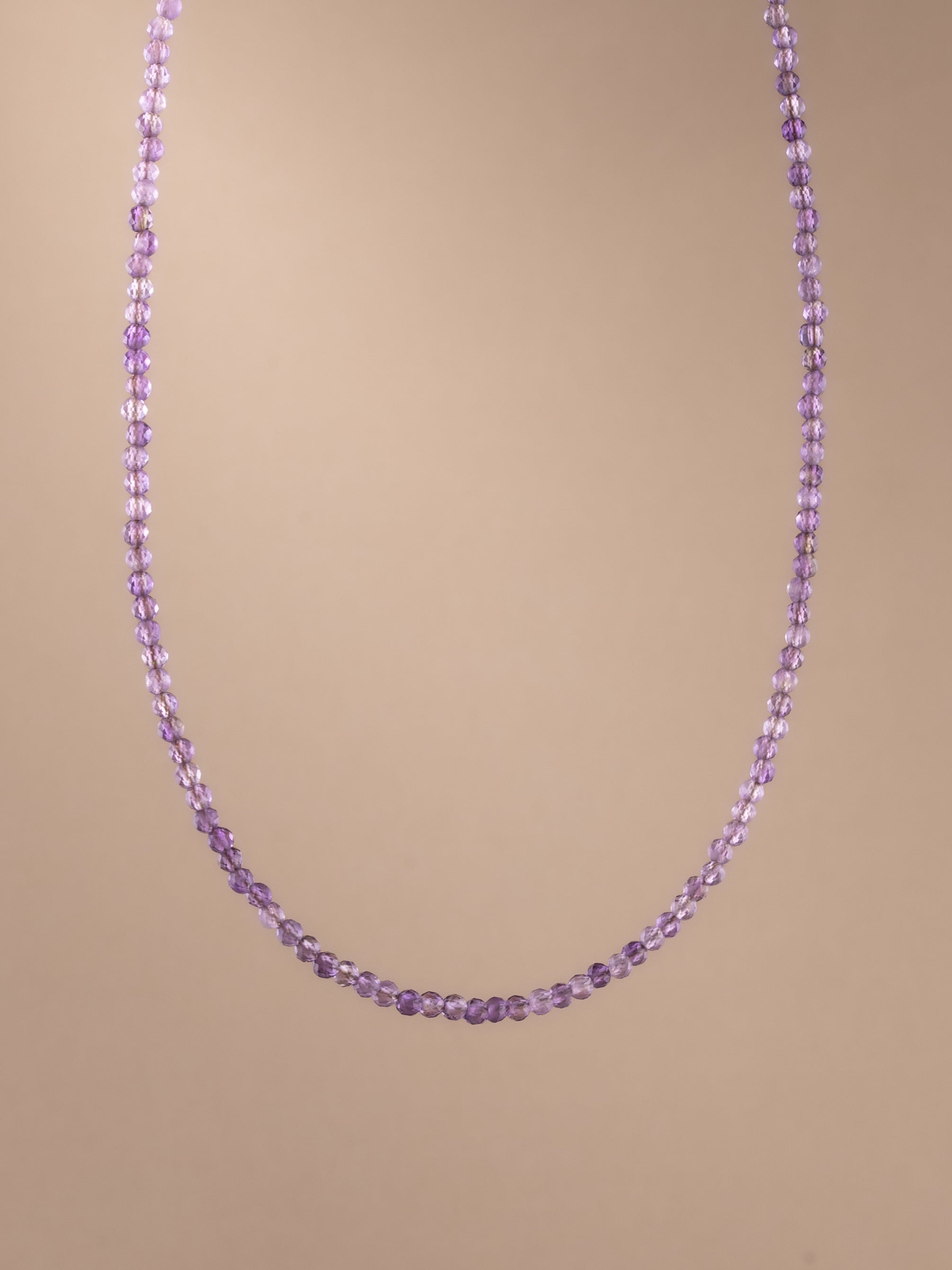 Amethyst Birthstone Microchoker – Aquarius