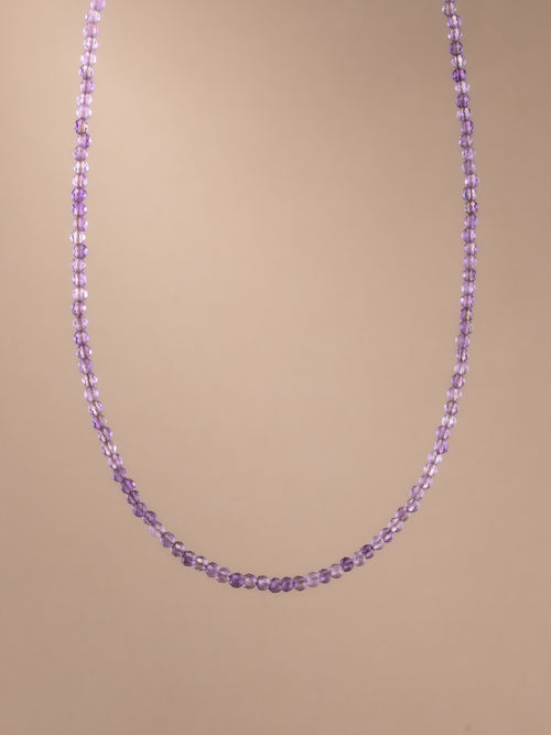 Amethyst Birthstone Microchoker – Aquarius