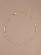 Aquamarine Birthstone Microchoker – Pisces