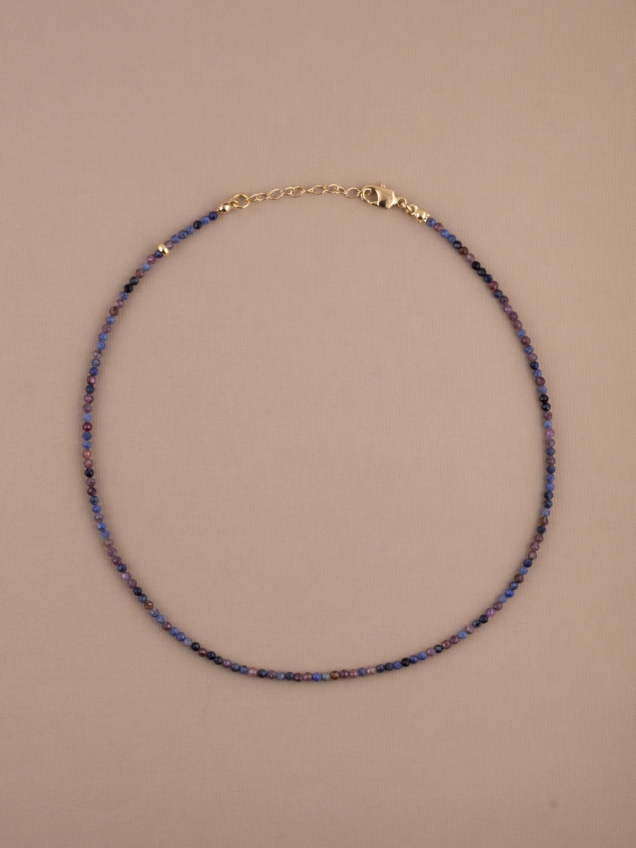 Ruby + Sapphire Microchoker