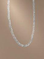 Aquamarine Birthstone Microchoker – Pisces
