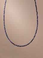 Blue Sapphire Birthstone Microchoker – Virgo