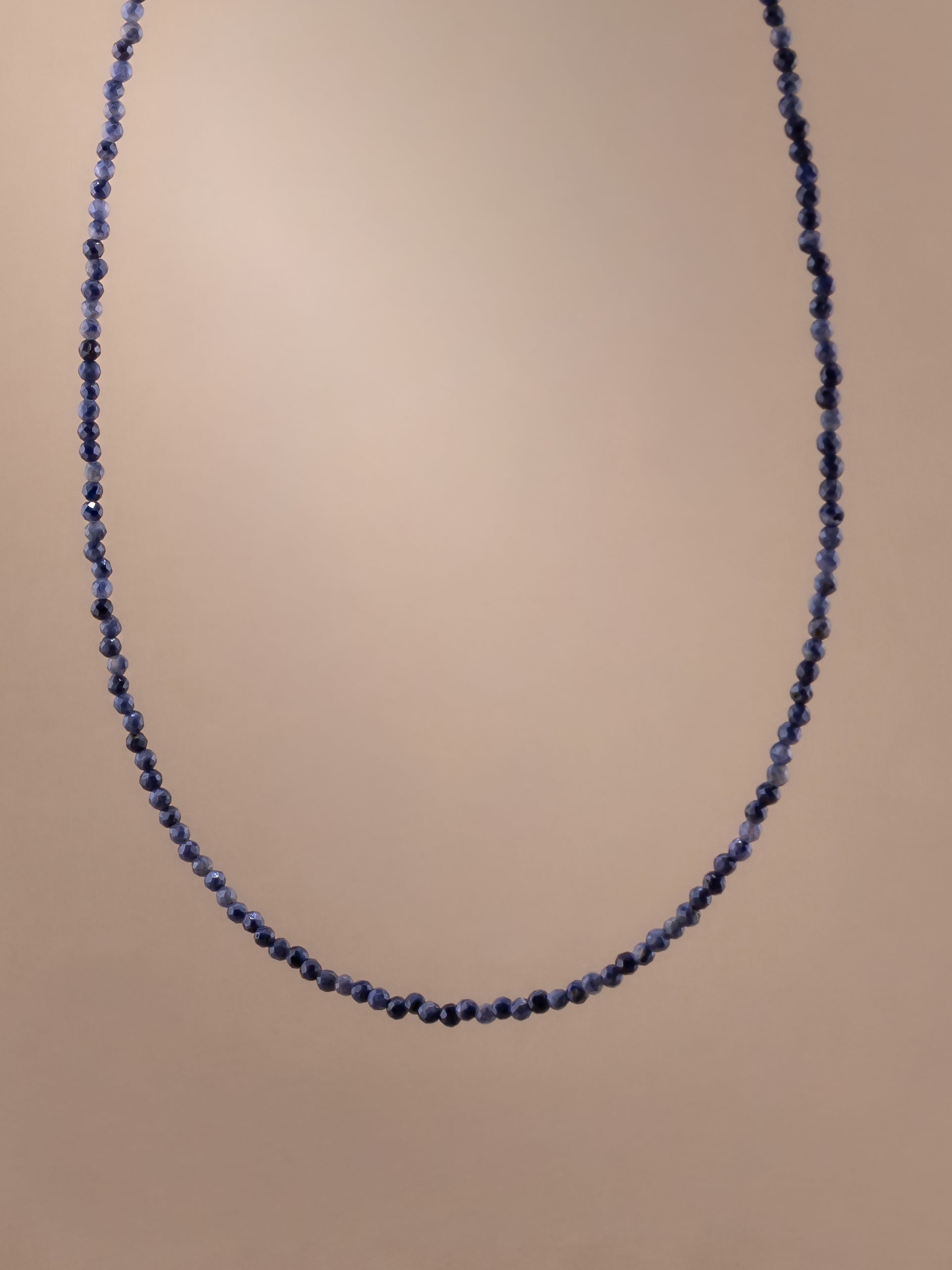 Blue Sapphire Birthstone Microchoker – Virgo