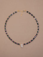 Multi Tourmaline + Herkimer Diamond Choker