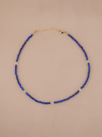 Lapis Lazuli + Aquamarine Choker