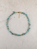 Turquoise + Pearl Choker