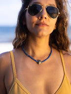 Lapis Lazuli + Pyrite Choker