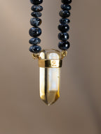 Pietersite + Citrine Necklace