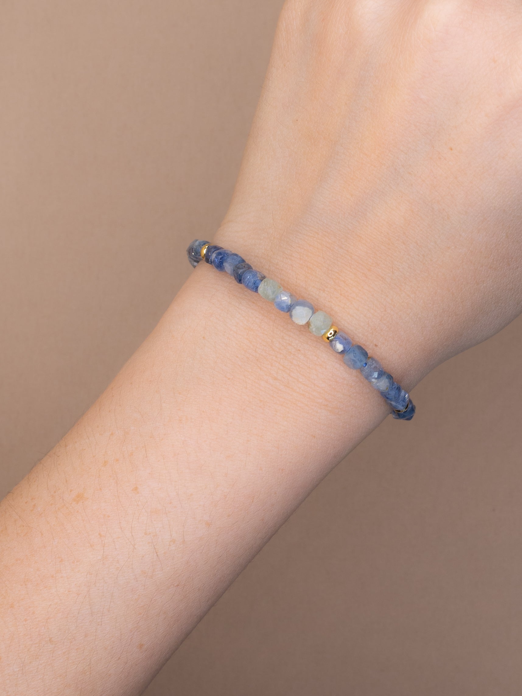 Faceted Blue Kyanite Bracelet