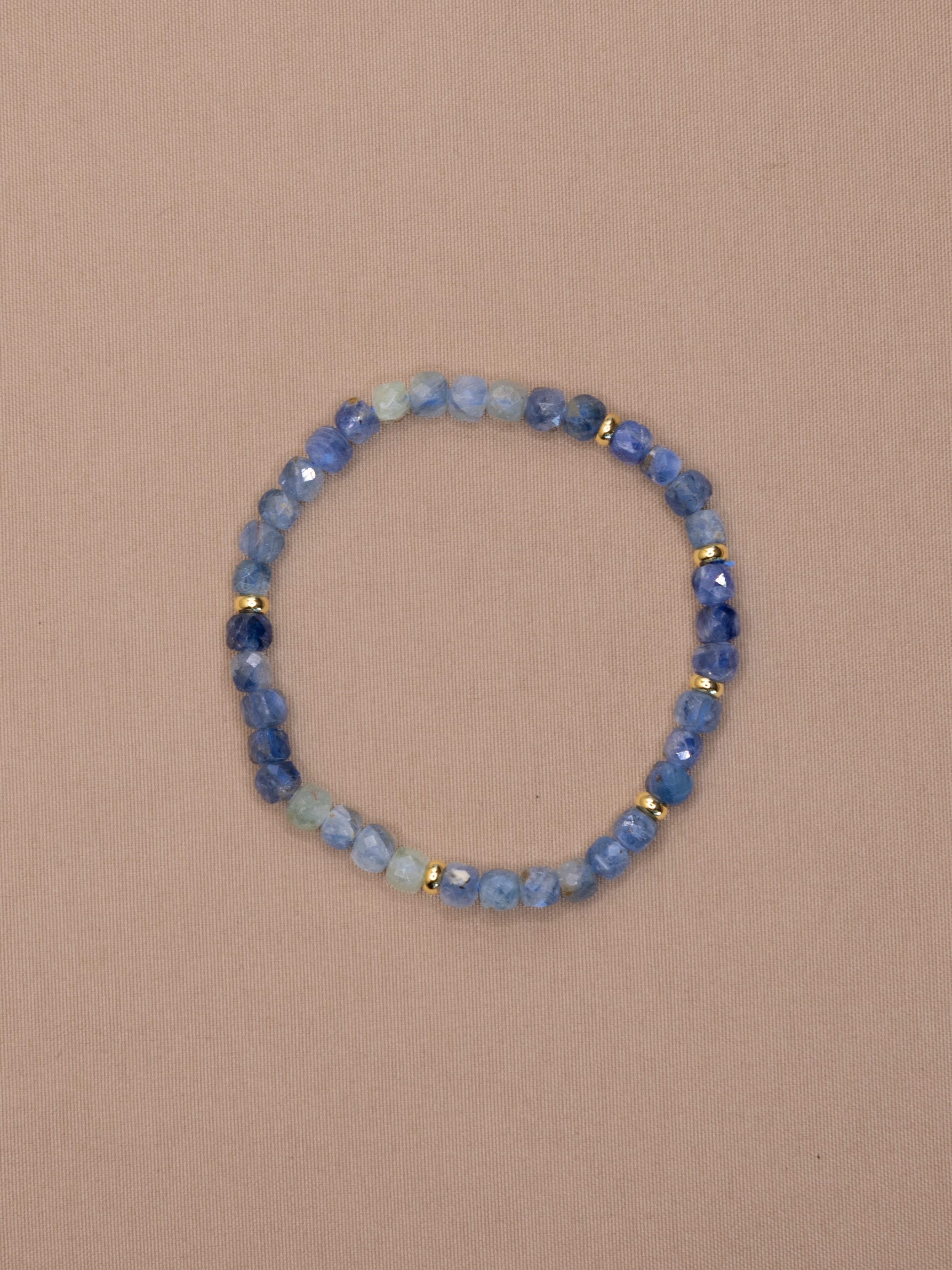 Faceted Blue Kyanite Bracelet