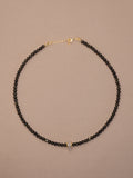 Golden Obsidian + Herkimer Diamond Choker
