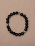 Black Tourmaline + Pyrite Bracelet