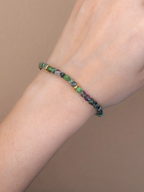 Faceted Ruby Zoisite Bracelet