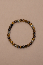 Tiger’s Eye + Pyrite Bracelet