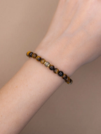 Tiger’s Eye + Pyrite Bracelet